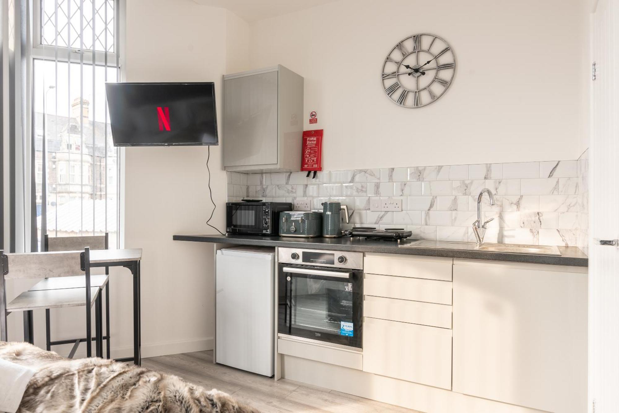 Cosy Cardiff Apartments - Garden Lounge Ngoại thất bức ảnh