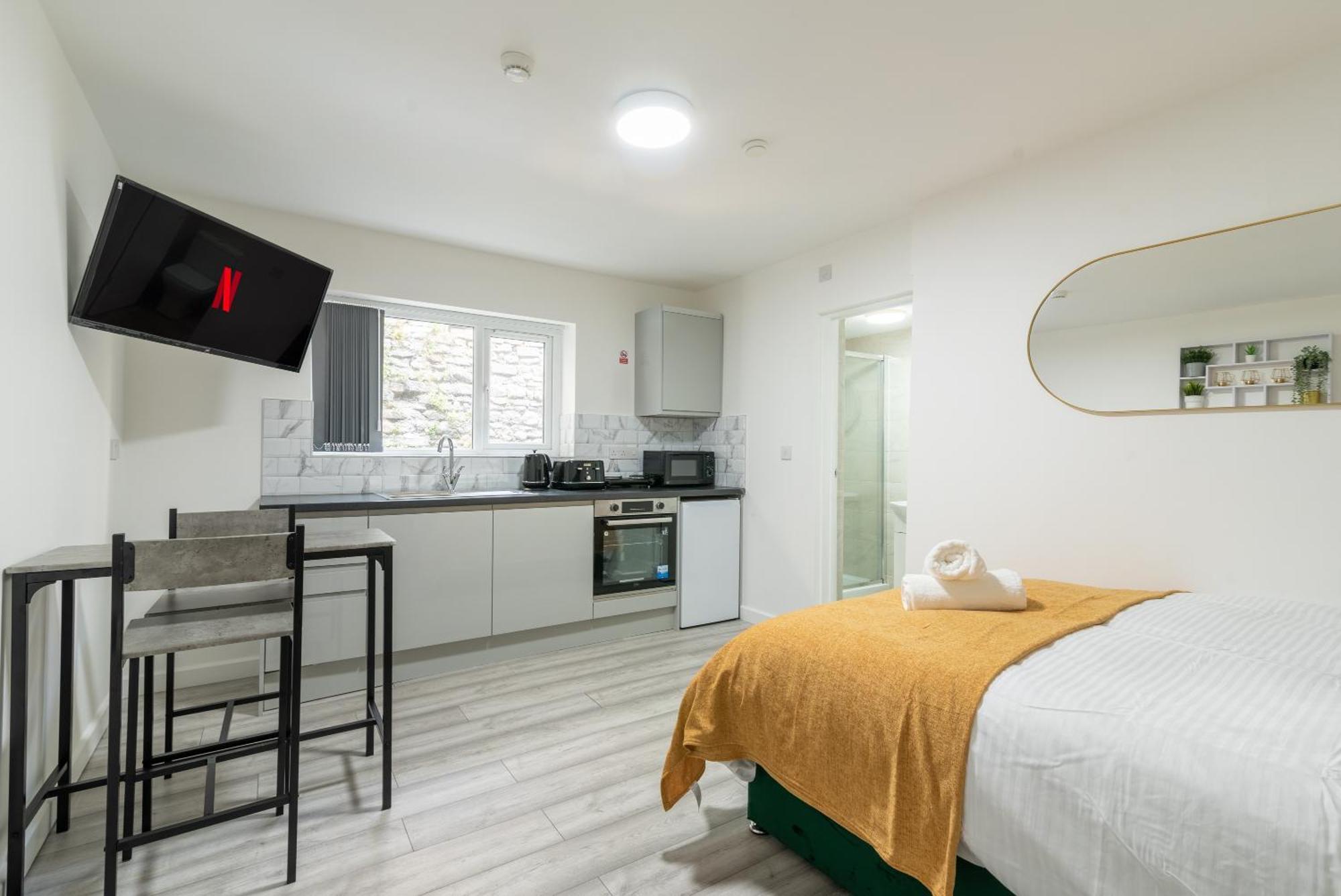Cosy Cardiff Apartments - Garden Lounge Ngoại thất bức ảnh