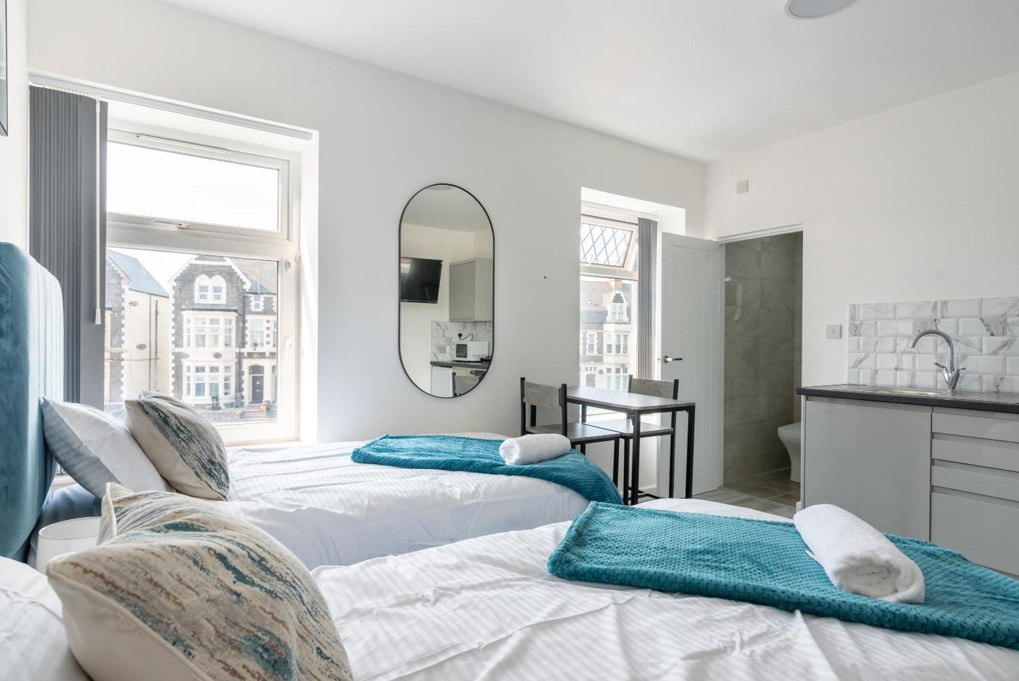 Cosy Cardiff Apartments - Garden Lounge Ngoại thất bức ảnh
